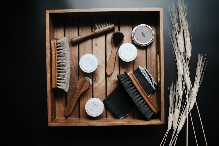 hair serum application