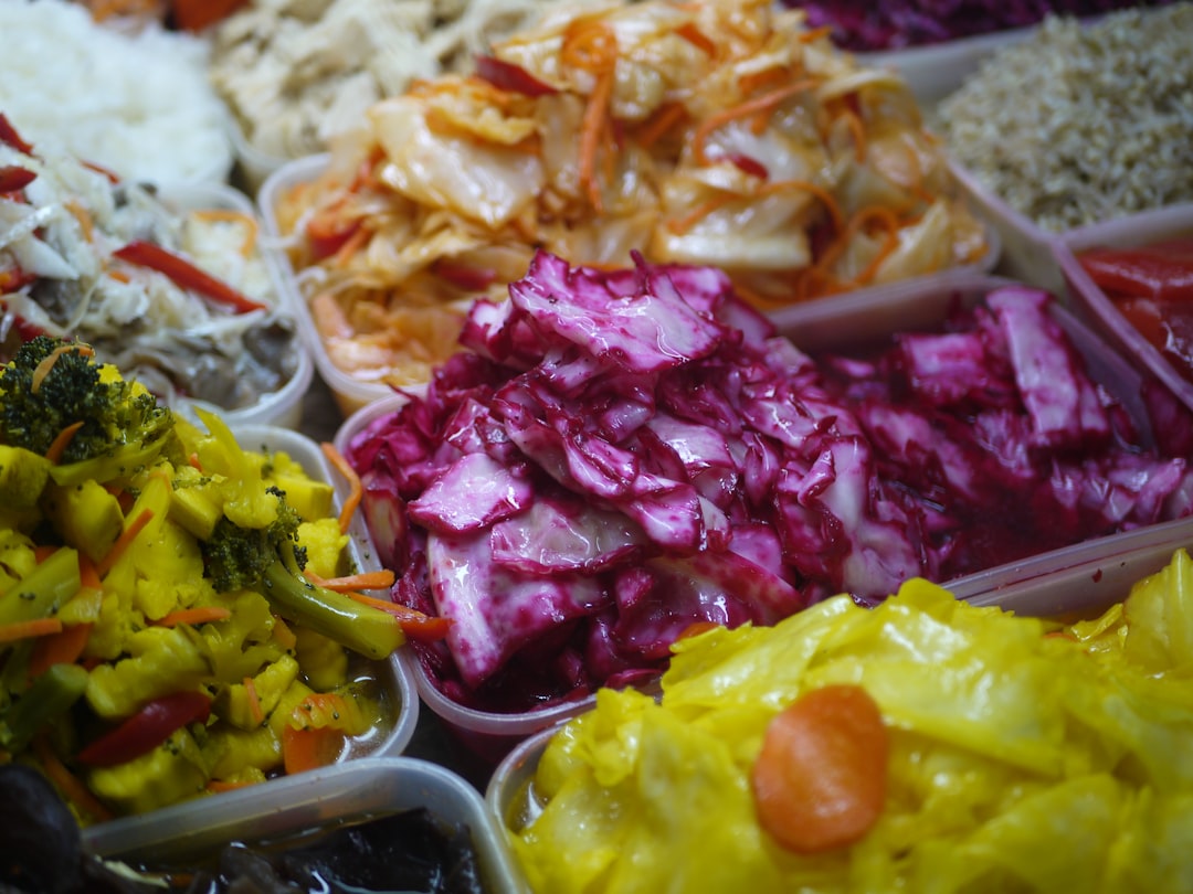 Photo probiotic foods assortment